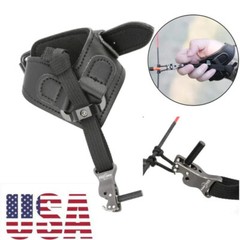 Archery Release Aids Wristband Caliper Strap Trigger Compound Bow Taeget Hunting