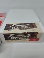 2.0″ Red Raptor II R2 Vanes By Norway Industries: Bulk Package Of 500 Count