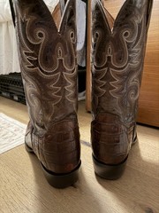 Dan Post Bayou Genuine Caiman Boots Men’s Size 12D DP3074