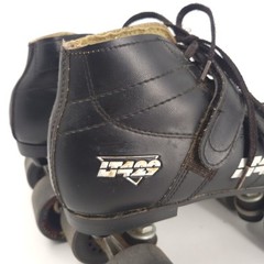 Vintage Labeda LT429 Roller Skates Size 8 Black w/ Wicked To The Max 62mm Wheel