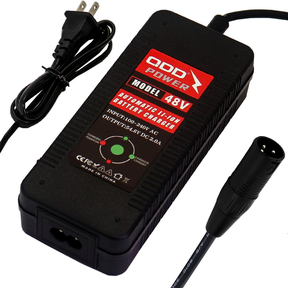 54.6V 2A Charger 48Volt 13S Lithium Battery Pack Charger Supports Fast Charging