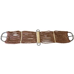 New Old Stock Brown Mohair Wool Cinch 28 inches with Stainless Steel Hardware