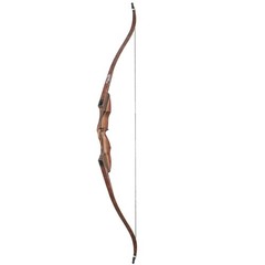 60» Archery Takedown Recurve Bow 25-60lbs Wooden Riser RH Target Hunting Arrows
