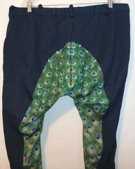 Buckwild Breeches Signature Womens Plus Riding Breech Blue Peacock Size 38 D112