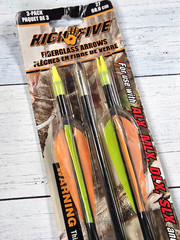 HIGH-FIVE Fiberglass Arrows, 3 Pack