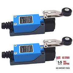 2PCS ME-8104 Momentary Limit Switch Travel Switch,Yusheng Adjustable Roller