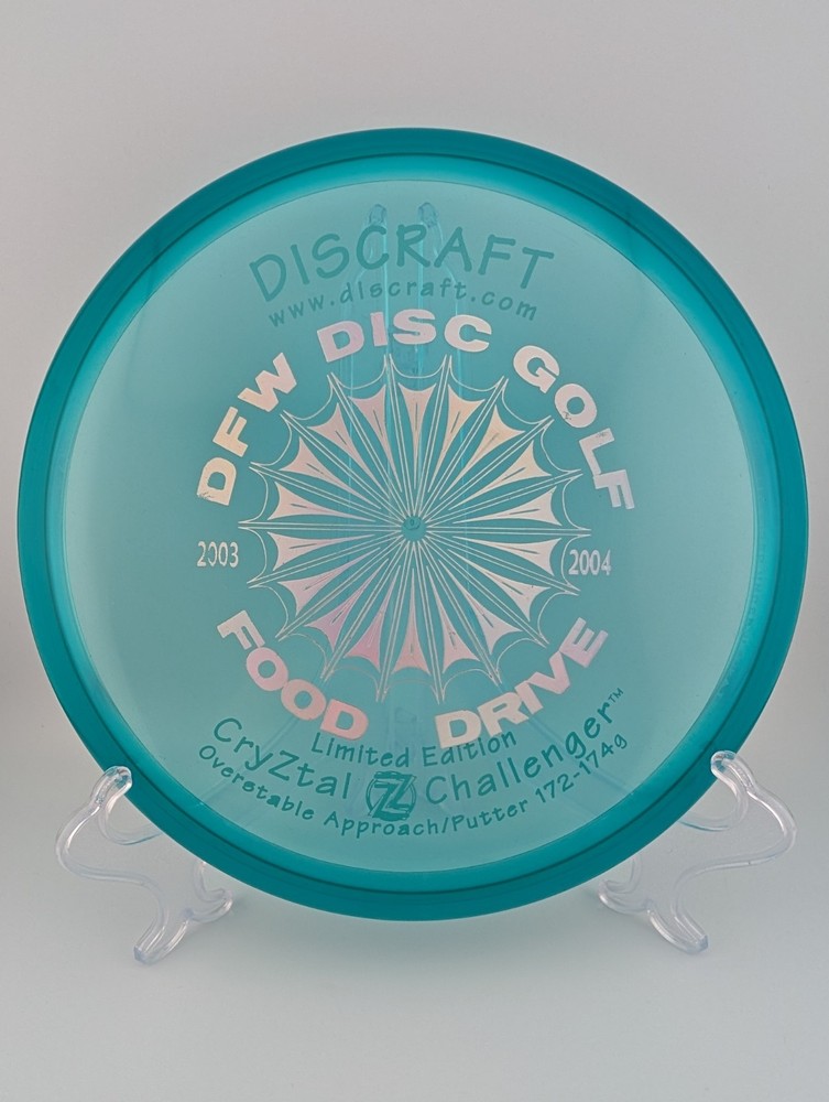 RARE 2004 Discraft (PATENT NUMBER) Limited Edition Cryztal Z LE Challenger 173g