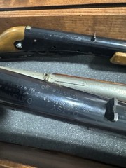 Folk Art Carved Daisy Model 111 Very Nice & 2 Model 36 In Custom Wood Case Look!