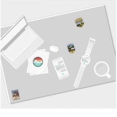 100 Pieces National Park Waterproof Vinyl Travel Sticker Decals, Outdoor Adventu