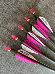 Black Eagle PS23 Dan McCarthy Premium Arrow Shafts 350 Spine (.001″) 5 arrows