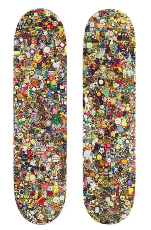 Supreme SS26 Mike Kelley Artist Skateboard Deck Multicolor Size 8.375 IN HAND