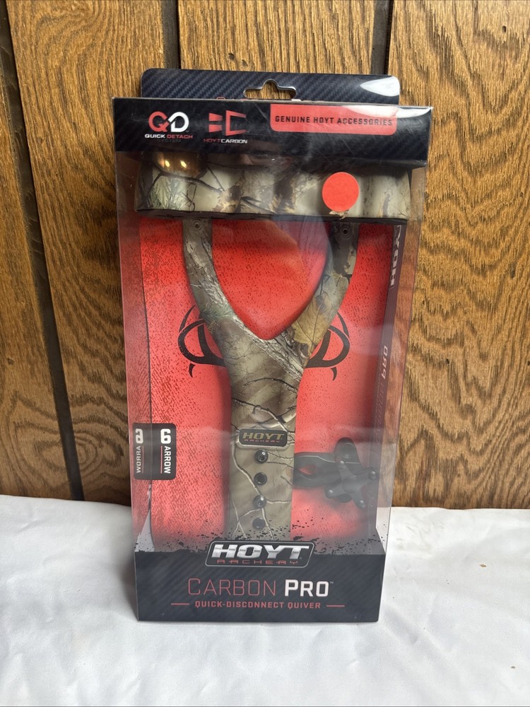 Hoyt Archery Carbon Pro Quick-Disconnect Quiver Realtree Xtra Camo (6 Arrow)