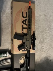 KRYTAC Trident MK2 SPR-M FDE Electric Airsoft Rifle w/ 1-4x20IR LPVO TR2SPRM-FDE