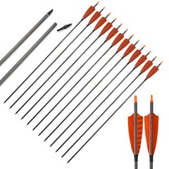 54″ Traditional Recurve Bow Wooden &Arrows 20-70LBS for Archery Hunting Shooting