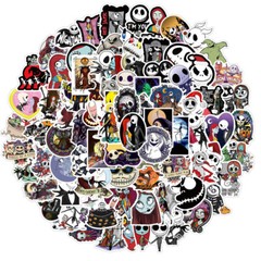 100pcs Skateboard Stickers Graffiti Laptop Sticker Luggage Car Decals Mix