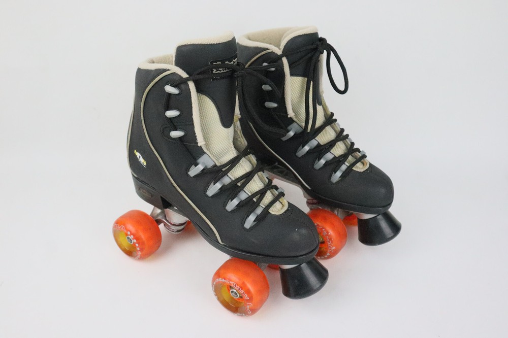 Labeda STS Pro Men’s Size 4 Accu-Series Roller Skates Black Pro-Lift Leather