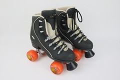 Labeda STS Pro Men’s Size 4 Accu-Series Roller Skates Black Pro-Lift Leather