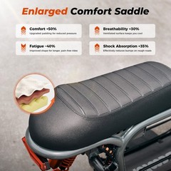 Electric Scooter Adult 1500W Motor 35MPH Speed 45Miles Range E Scooter with Seat