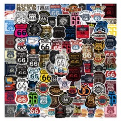 Route 66 Stickers American Travel United States Roads Highway Singapore 66 Road