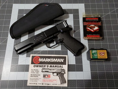 Brand New MARKSMAN Repeater Owners Manual,BB’s,Pellets and Marksman Holster