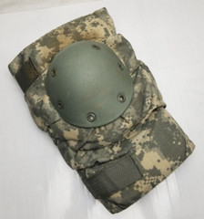 USGI Military Tactical Combat Knee Pads Pair, ACU Pattern, RFI Issue, Large VGC