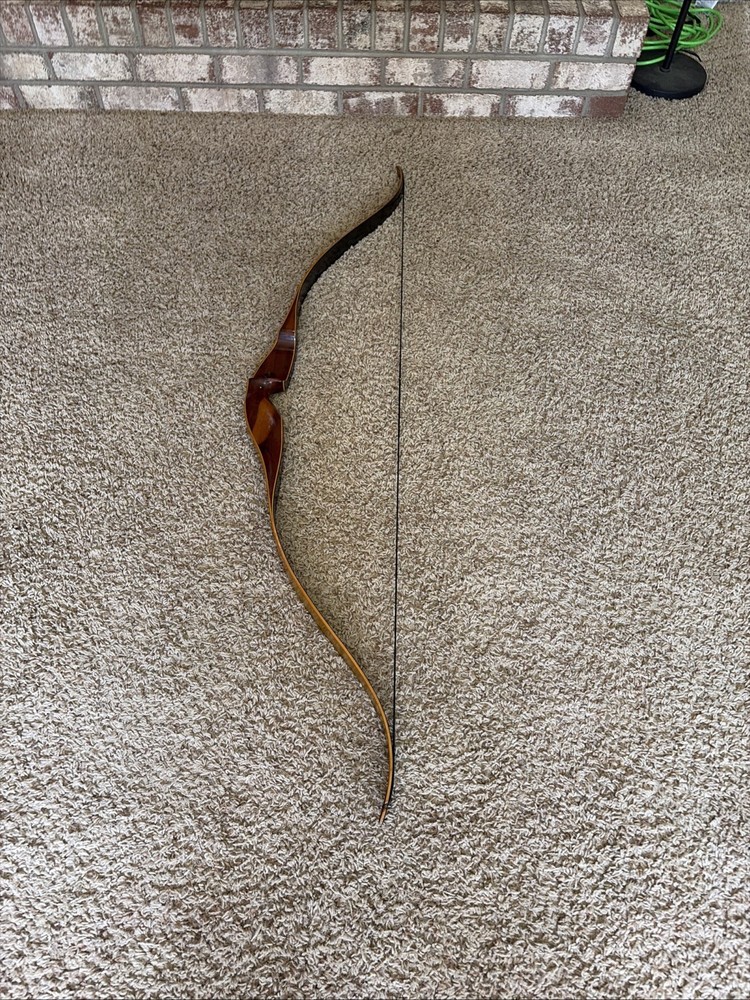 Handmade Antique Wood Long Bow 58”- Herters Recurve Bow