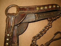 Vintage Leather Horse Harness Straps and Hardware Pieces Tack Equipment
