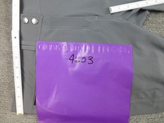 Dover Saddlery Pants Grey Breeches Full Seat Tapered Equestrian Riding Sz 32
