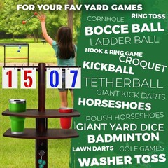 SWOOC Games – Cornhole Score Keeper & Other Yard Games – Weather Res