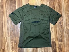 JT Padded Shirt Men’s OSFM Paintball Short Sleeve Olive Green One Size Fits Most