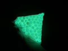 GLOW in the DARK .50 Caliber Paintballs 100 round Bag Premium Fresh splatballs