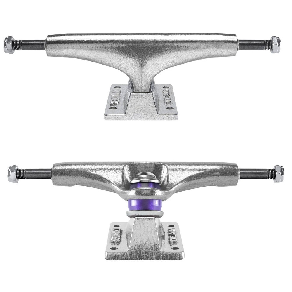 Thunder Skateboard Trucks Inverted Hollow Kingpin Polished Silver – Choose Size