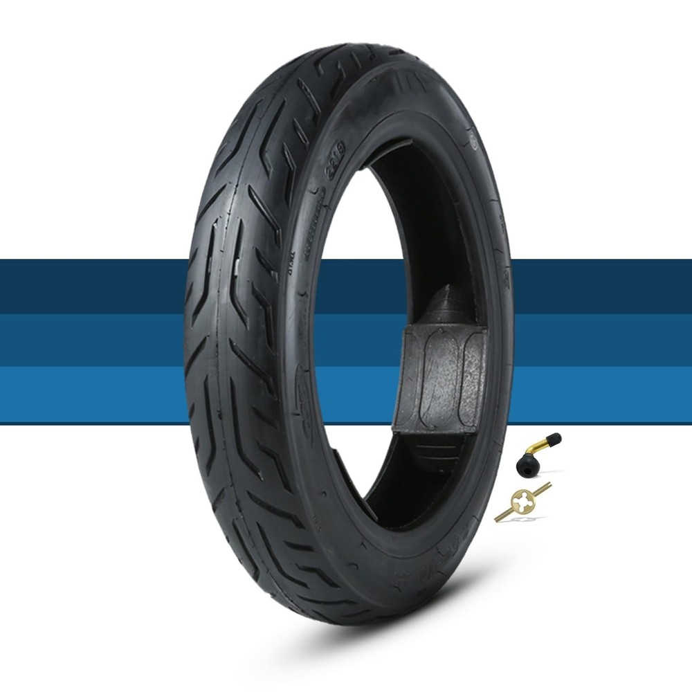 2.50-10 Dirt Bike Tire Street Tire Compatible with 14×2.50 14×2.5 60/100-10 e…