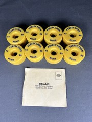 Vintage NOS BELAIR Perfection 62mm Roller Skate Wheels Set of 8 Crest Quad New