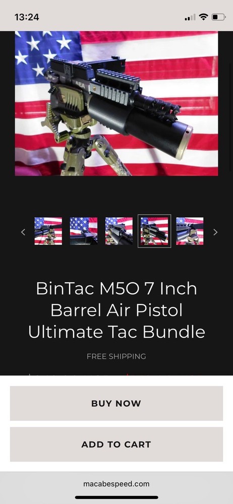 Macabespeed AEA HP MAX 7in Tactical Barrel Accessorie