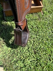 Circle Y Flex-Lite Park/Trail Saddle Flexible Tree FQHB Brown Leather