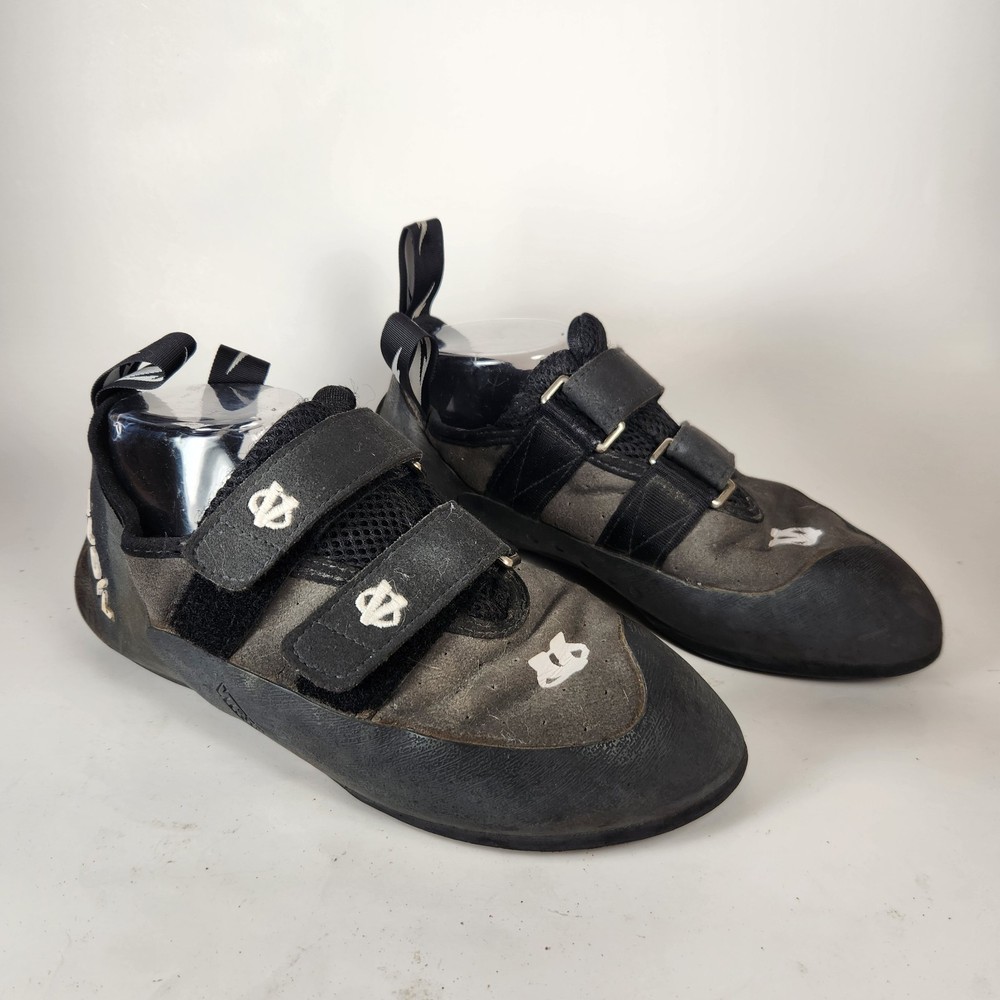 EVOLV Men’s Eco-Trax Vtr3d Climbing Shoe 8.5 EU 41.5 Black 2 Straps Outdoors