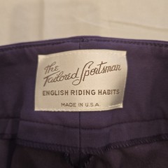 NWOT Tailored Sportsman Women’s Breeches Front Zip Size 24R