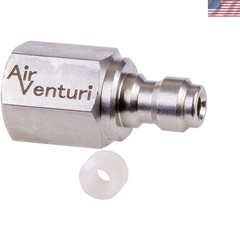 Durable 1/8 BSPP Quick Disconnect Coupling with Delrin Seal – Steel Construction