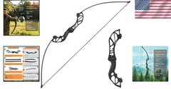 Right Hand Black Recurve Bow 30lbs 40lbs Bundle