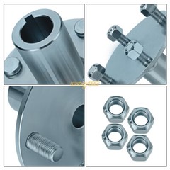 (4) 4 Lug 1″ Live Axle Adapter Hubs for Go Kart Cart ATV Quad Trailer – 4″ x 4″