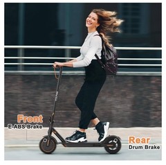 VOLPAM Electric Scooter, 350W/500W Motor, Max 21-28 Miles Range, 19/21 Mph To…