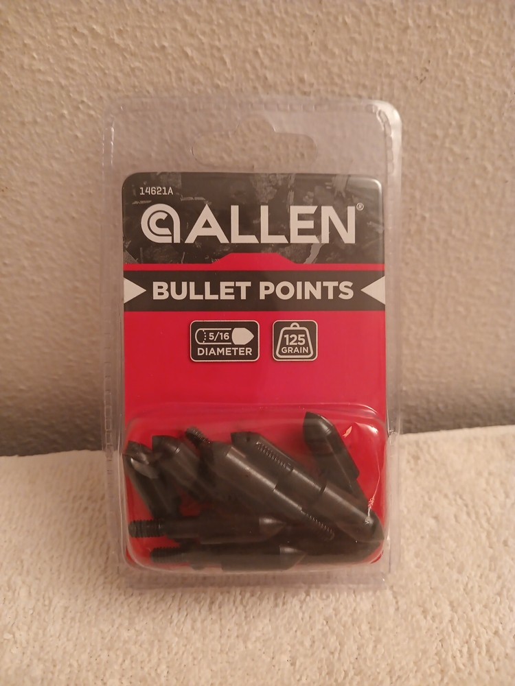 24 Allen Bullet Points 5/16″ Diameter, 125 Grain ( 14621A )
