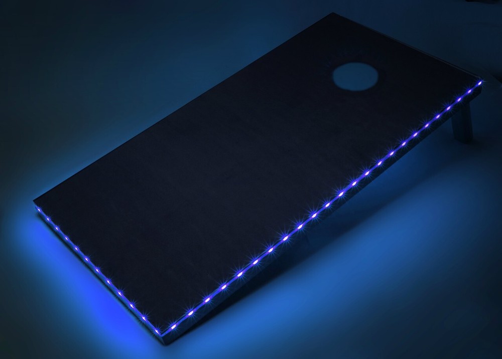Cornhole Accessories LED Light Kit Board Set Lights for Board 2PK- BLUE