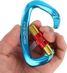 Professional Climbing Carabiners – D Shape Design