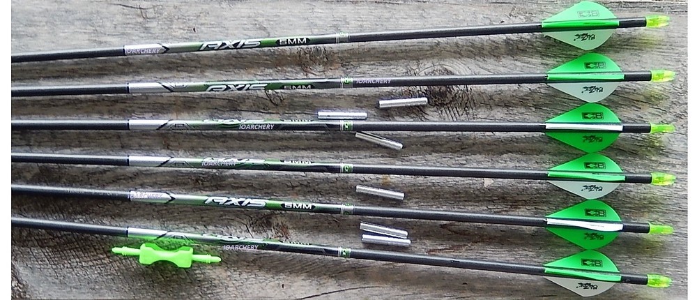 5 MM AXIS ARROWS BLAZER 2″ VANES HIT INSERTS 1 DZ