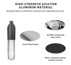 Aluminum PCP Air Bottle 30MPa Explosion Proof M18*1.5 Tank 4500PSI