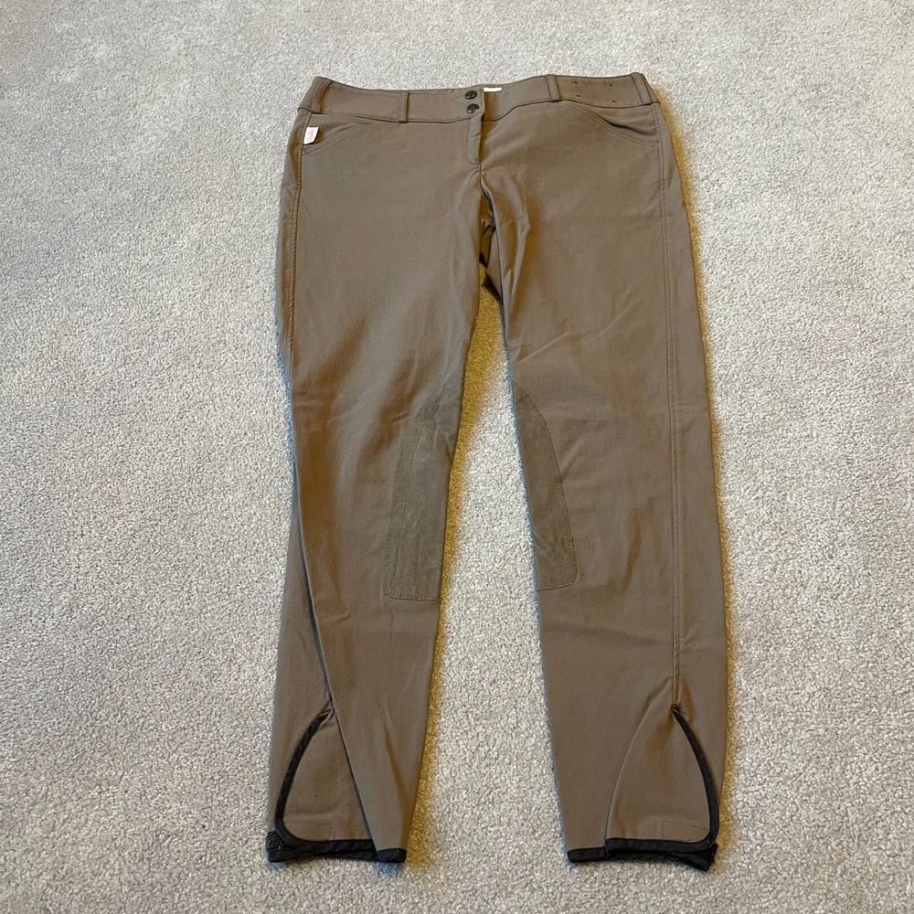 Tailored Sportsman Breeches Womens 34 Long Brown Trophy Hunter Equestrian USA