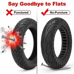1 Pcs Solid Tires 10×2.125 Inches Electric Scooter Wheels Replacement Tire Fr…