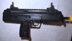Airsoft Electric AEG MP7 SMG Rifle by H&K Heckler & Koch WORKING Modded Battery
